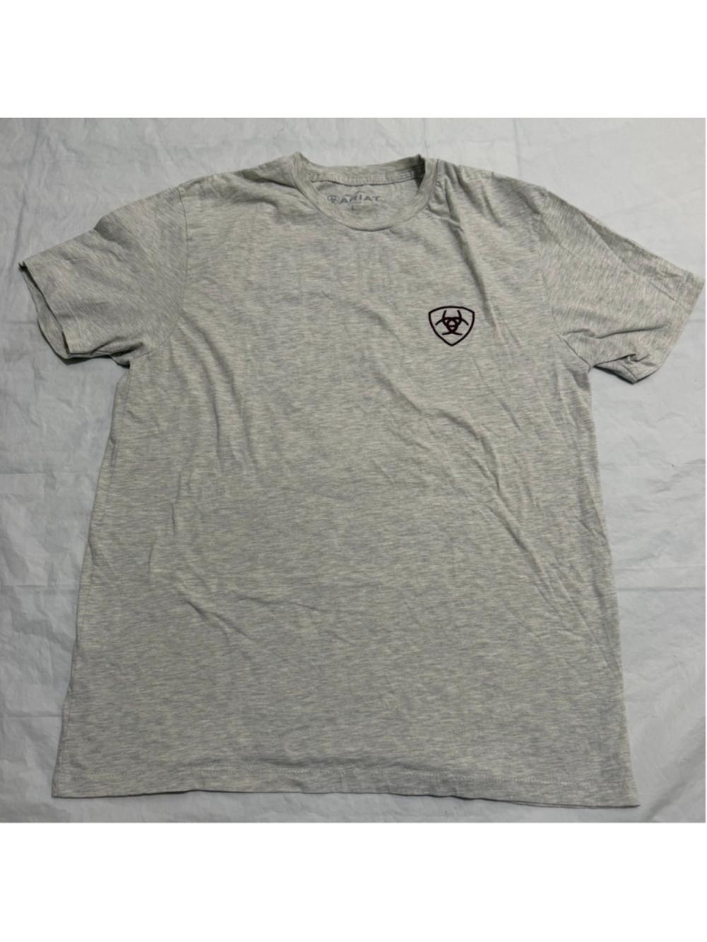 Ariat Men’s Short Sleeve Tee with Flag Graphic Size L